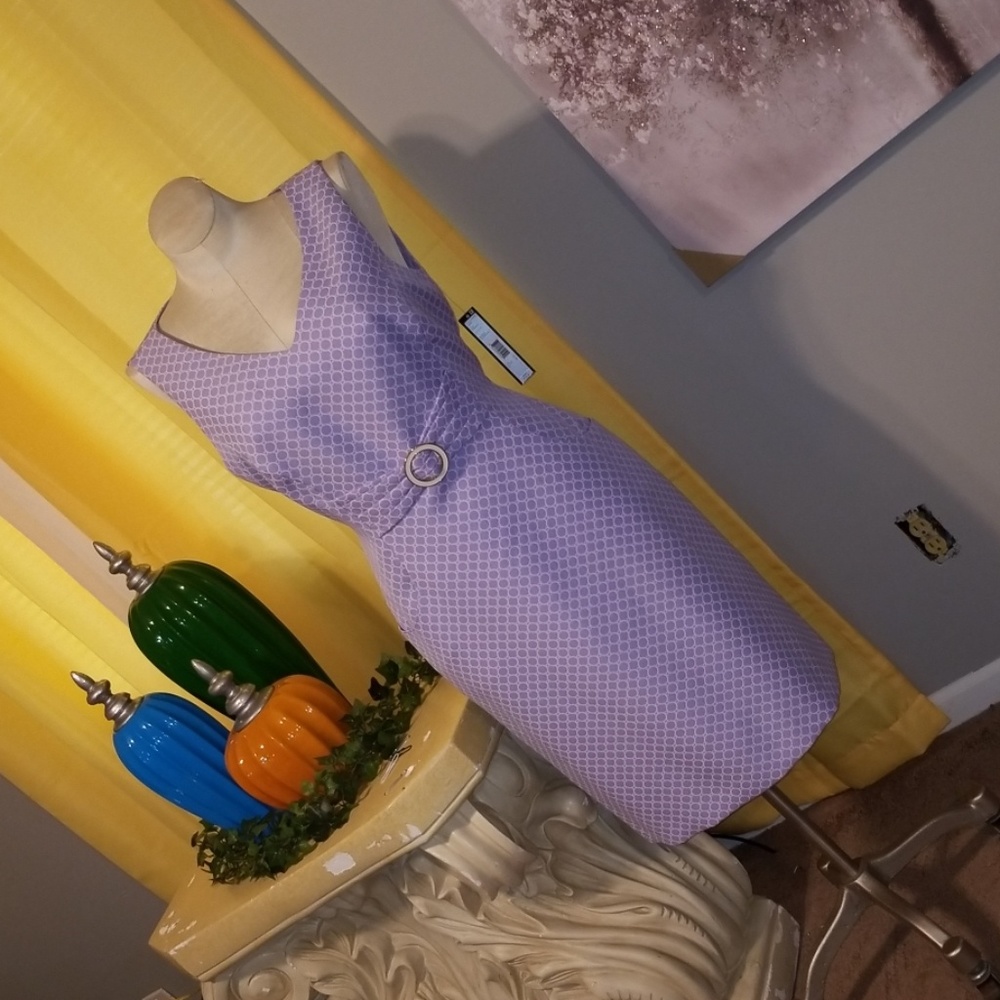 TAHARI Lavander Dress. Size 14.